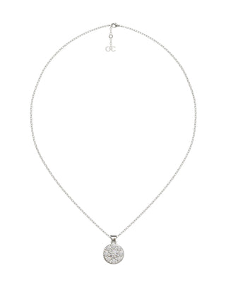 Pendentif Daisy Or Blanc