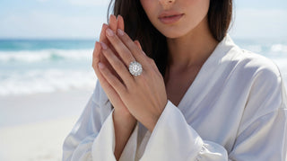 Éclora Collection, ring entirely paved with diamonds