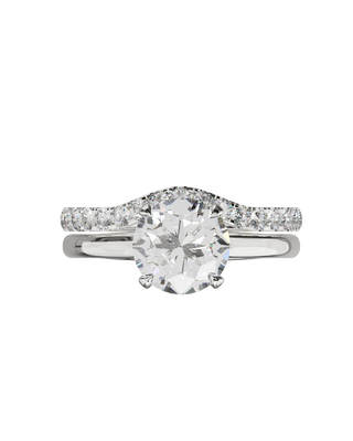 Alliance Classique Sertie Or Blanc - Origine & Co