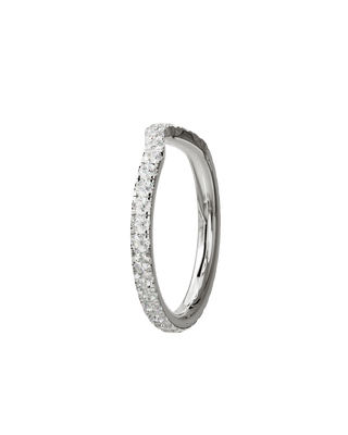 Alliance Classique Sertie Or Blanc - Origine & Co