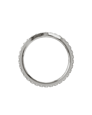 Alliance Classique Sertie Or Blanc - Origine & Co