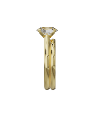 Alliance Signature Or Jaune - Origine & Co