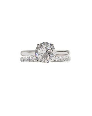 Alliance Signature Sertie Or Blanc - Origine & Co