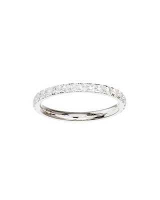 Alliance Signature Sertie Or Blanc - Origine & Co