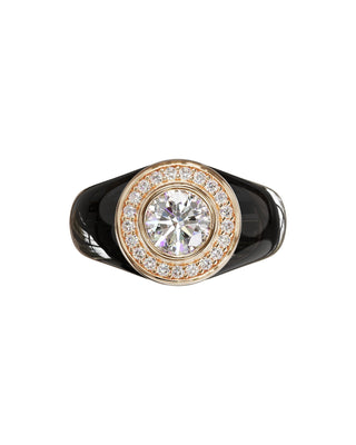 Avalanche Noire Or Rose - Origine Paris