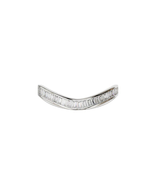 Bague Cadence Or Blanc - Origine Paris