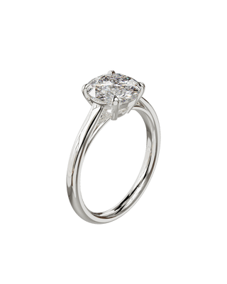 Bague Classique Ronde Or Blanc - Origine & Co