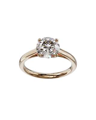 Bague Classique Ronde Or Rose - Origine & Co