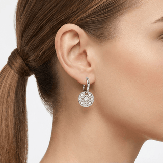 Boucles d'Oreilles Daisy Light Or Blanc - Origine & Co