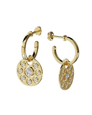 Boucles d'Oreilles Daisy Light Or Jaune - Origine & Co