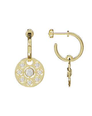 Boucles d'Oreilles Daisy Light Or Jaune - Origine & Co