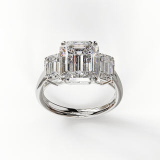 Bague sur-mesure Classique_emeraude_Trio