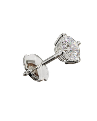 Les Puces Essentiels 1Ct Or Blanc - Origine Paris