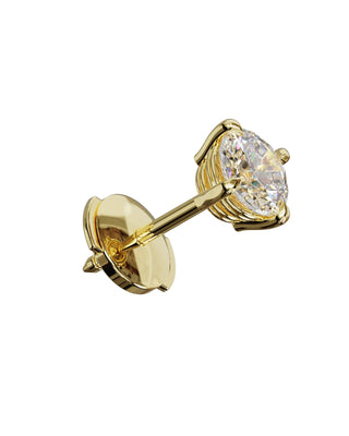 Essentiels Studs 1Ct Yellow Gold - Origine Paris