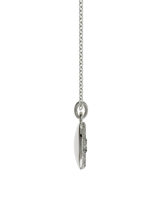 Pendentif Daisy Or Blanc - Origine Paris