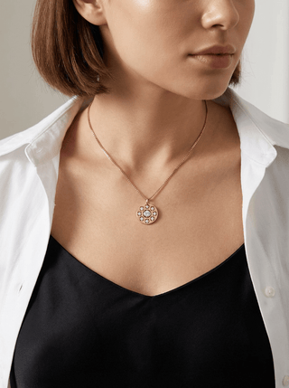 Pendentif Daisy Or Rose - Origine & Co