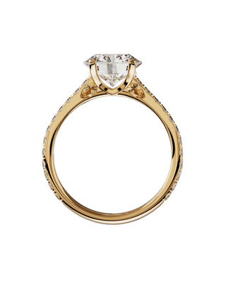 Signature Ronde Sertie Or Rose - Origine & Co