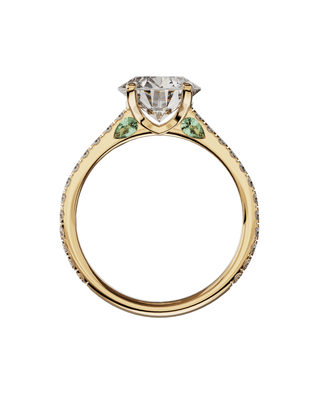 Signature Ronde Sertie Or Rose - Origine & Co