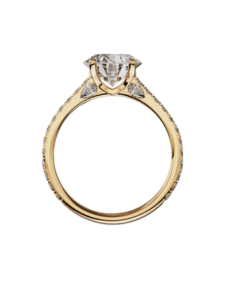 Signature Ronde Sertie Or Rose - Origine & Co